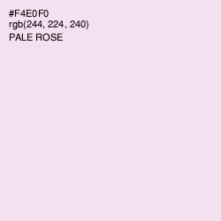 #F4E0F0 - Pale Rose Color Image